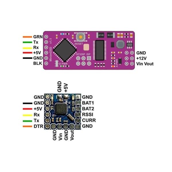 Minim Osd På Skärmen Display Mini Osd . 1.1 Osd För 2.6 2.8