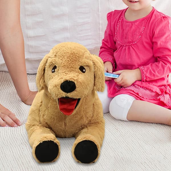 Plush Legetøjs Labrador Hund Plushet Dyr Figurer 35cm