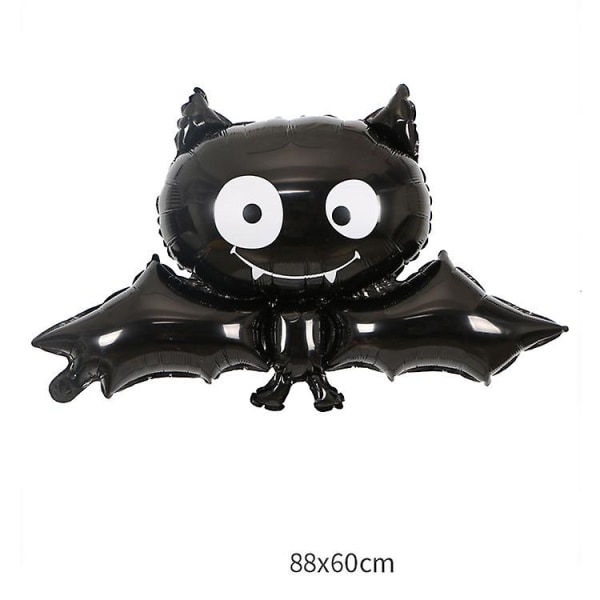 Halloween Bat Folie Ballon, Genanvendelig Sort Bat Mylar Ballon Halloween Rekvisitter Børnelegetøj Stil 1