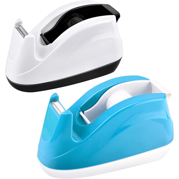 Mini skrivebords tape dispenser med skridsikker bund - 2-pak Style-1