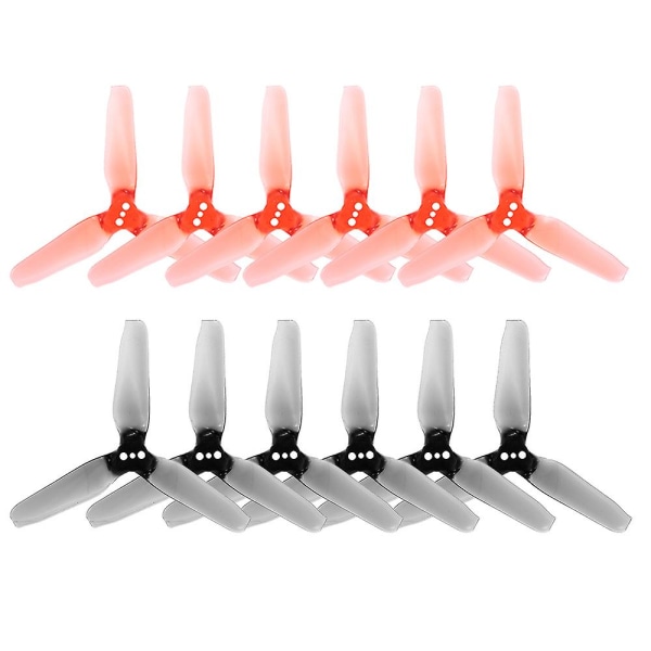 12 par Emax Avan Mini 3 tommers 3-bladet gjennomsiktige propeller cw ccw for 1106 motor rc racing drone