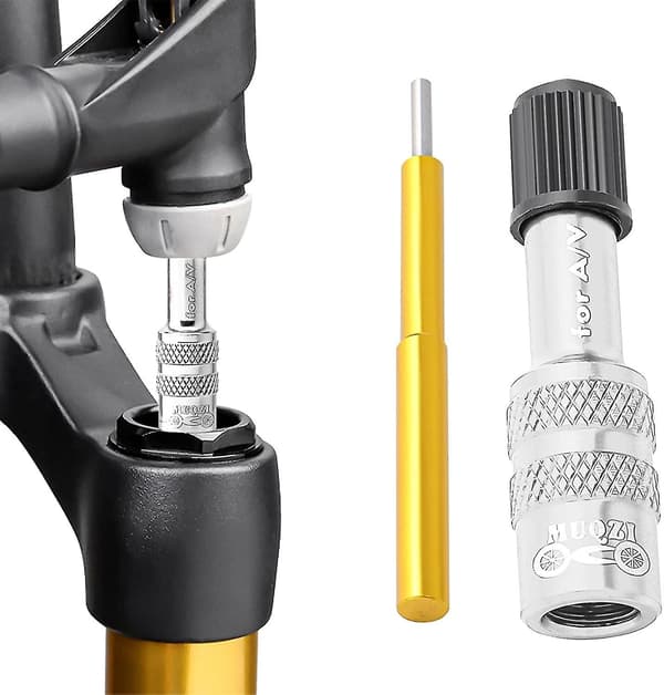 Cykelventilsadapter för cykelventil, adapterkit med standardpump eller luftkompressor