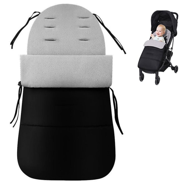 Barnvagn Sovsäck Universal Baby Fotpåse Vindtät Vattentät Vinter Utomhus Barnvagnsfilt För Barnvagn Joggare