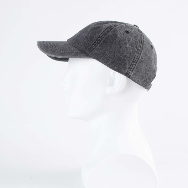 Unisex Baseball Cap 100% Bomuld Passer Til Mænd Kvinder Vasket Denim Justerbar Dad Hat