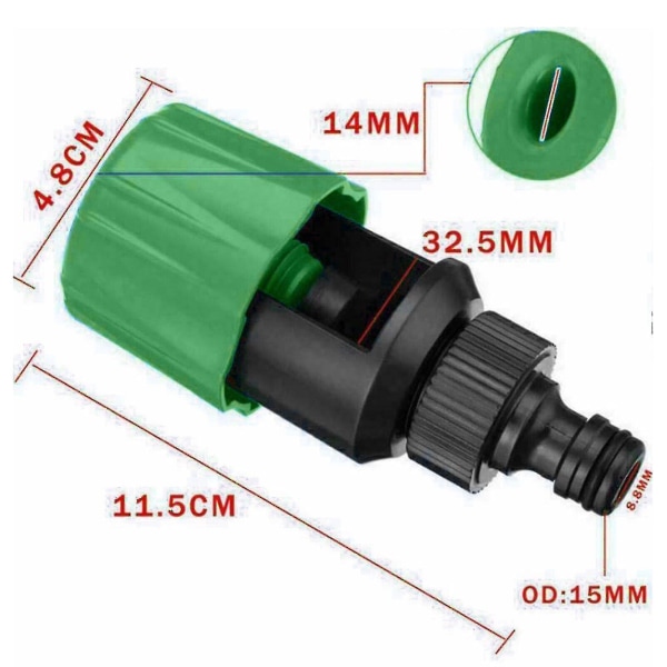 Køkkenhane Mixer Tap Have Slange Rørforbindelse Vask Hane Adapter