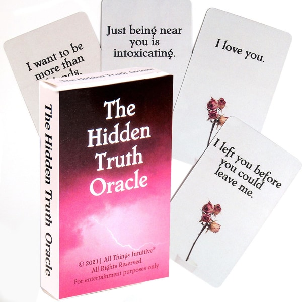 Den skjulte sannheten for Oracle-kort Full engelsk kortstokk Tarot Mysterious Divina