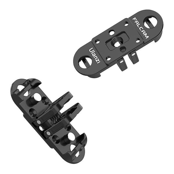 Ulanzi Falcam 3 i 1 magnetisk adapterbase for Gopro Dji Action Mount Hurtigutløsning Koble til port Kompatibel med 1/4 skruehull