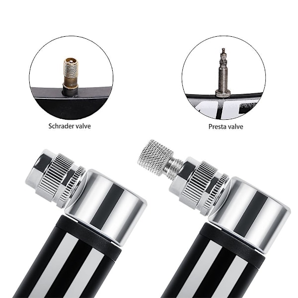 Luftpumpe 120psi Håndbold Dæk Oppumpning Aluminium