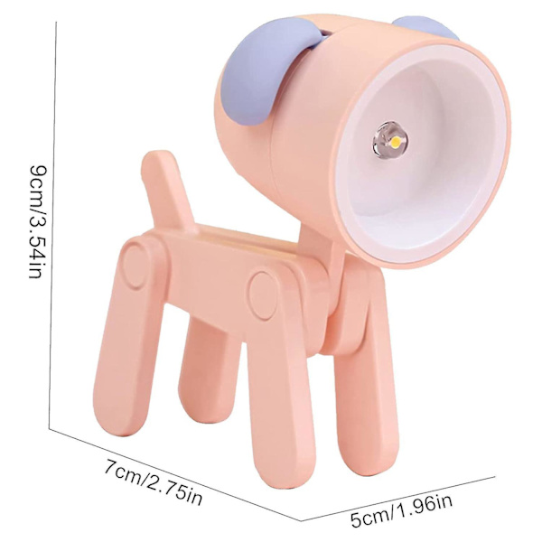 6 stk Hjorte Lampe Led Bordlampe Sød Lille Telefonholder Sød Hjorte Lys Justerbar Telefon Stativ (6 Farver