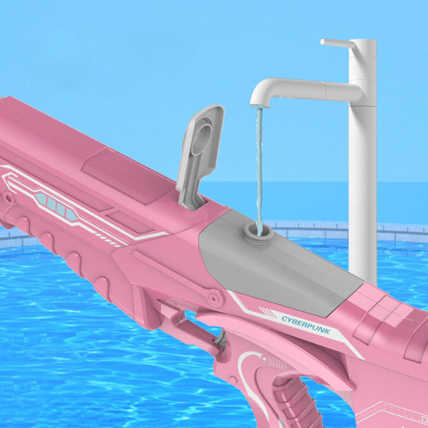Sommerstrand udendørs swimmingpool Kraftig elektrisk vandpistol Gouache color
