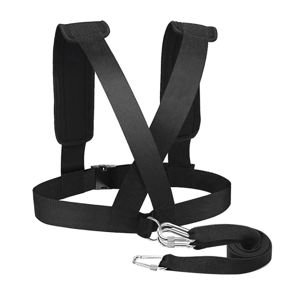 Fitness Equipment Shoulder Harness Gym Pull Sled Drag Speed Weight Training Workout Strap Sport Acc