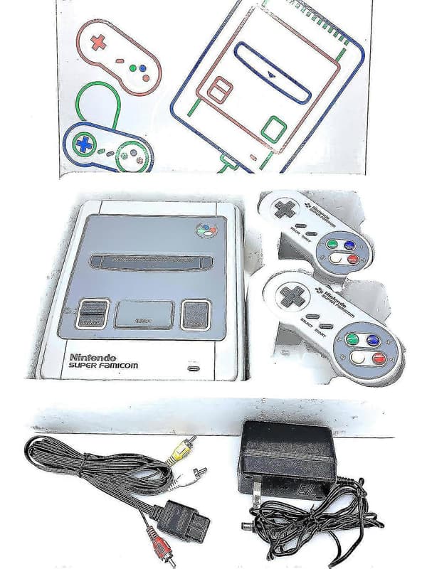Super Famicom Spillkonsoll, import Videospill