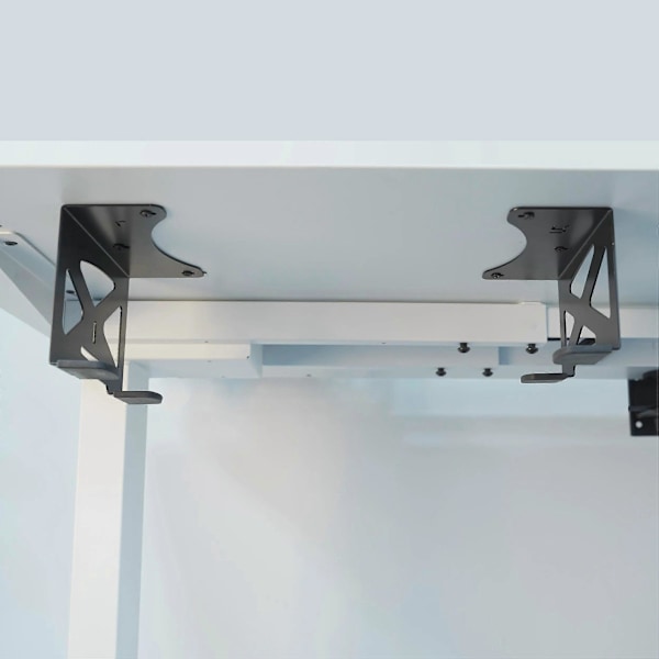 Monzlteck Under Desk-hållare för PS5, Stealth-fäste kompatibelt med Playstation 5 Disc & Digital Edition-konsol