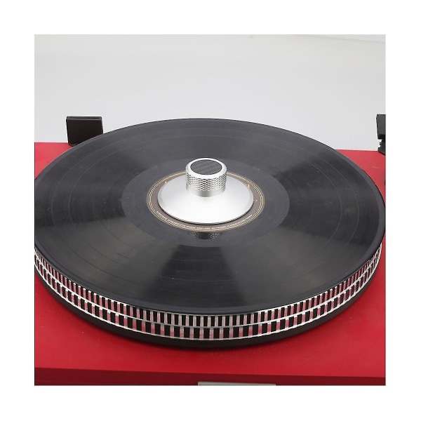 O Record W Lp Disc Stabilisator Pladespiller Vinyl Hifi Pladeafspiller W Sølv