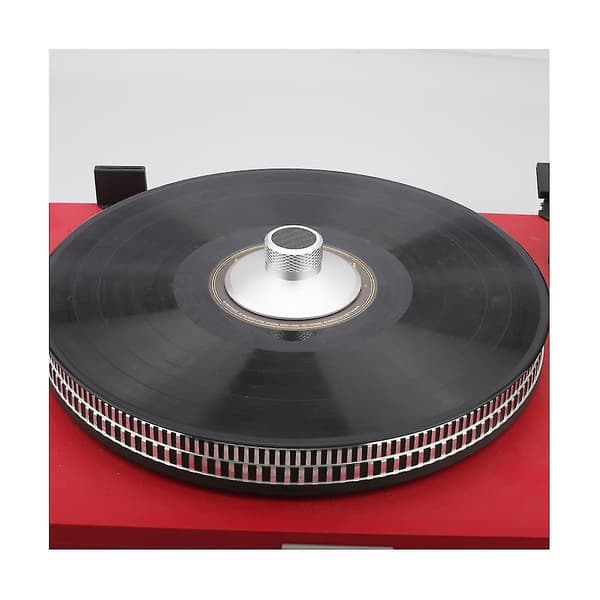 O Record W Lp Disc Stabilizer Turntable Vinyl Hifi Record Player W Silver