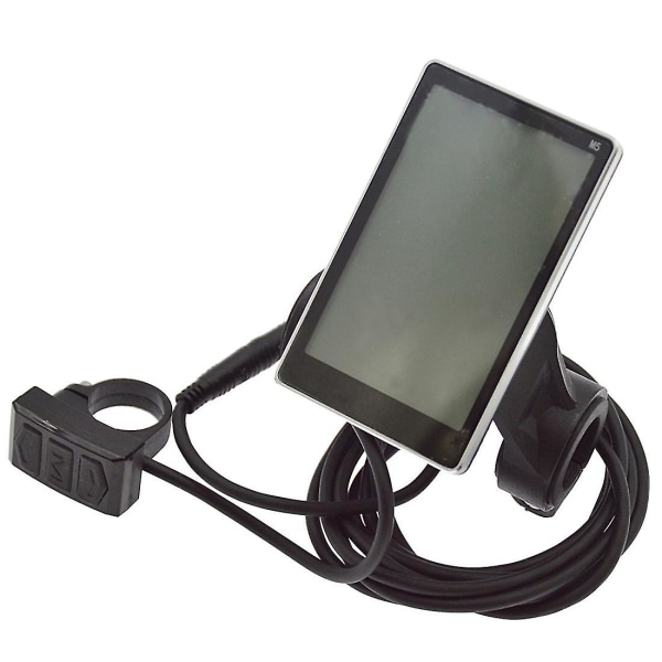 36-60v plast Elektrisk LCD M5 Display Meter Display Smart Kt Sykkelmodifikasjon Motorsykkel Pa