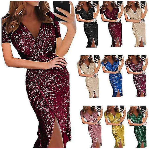 Kvinde Sequin Kjole Kjole Kjole