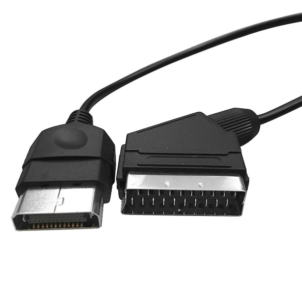 1,8m / 6ft 24pin Rgb Scart Av-kabel Lead Audio Video Connector För X360