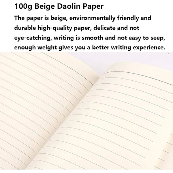 Journal Journal Premium Tykt Papir Kunstlæder Skrivebøger med Pen Loop blue gray