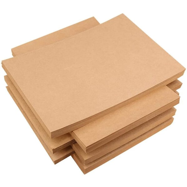 A4 Kraft-papper, Letter Size 8,5 X 11 tum, Brunt, 100 ark, 100gsm