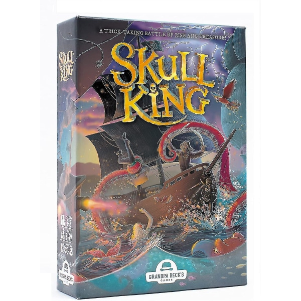 Skull King - The Ultimate Pirate Trick Taking Game | Fra skaperne av Dekk dine eiendeler Dekk ditt rike | 2-8 spillere 8+