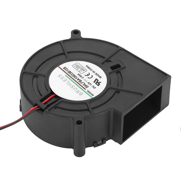 12V 2.85A BBQ Ventilator Luftblæser til Grill Picnic Camping Bål Kulstarter