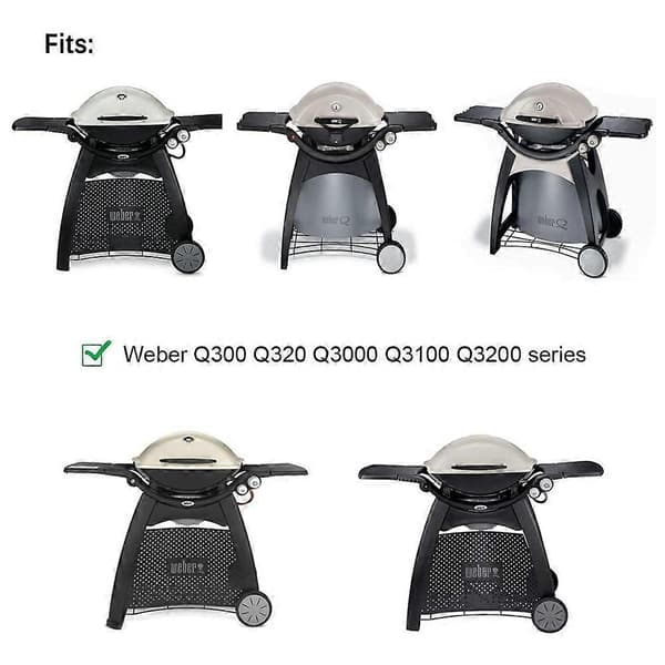 65032 Grillbrænderrør til Weber Q3200 3000 320 300 Rustfrit stål Brænderrør Reservedel