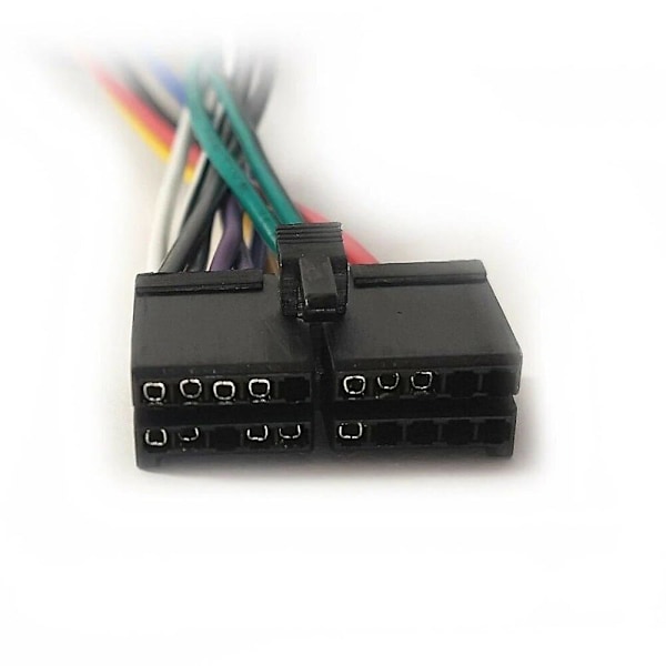 Bilradio ISO-adapter 20-stiftskabel universell typkontakt för goodmans ministry sendai soundmax etc