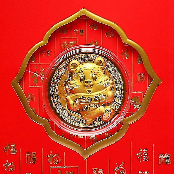 Tiger Year Gold Coin Red Packet Seal New Year Red Packet Gol