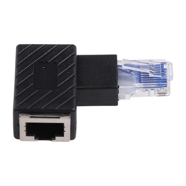 90 Rj45 Kobling Lan Nettverk Ethernet Hunn til Hunn Forlengelsesadapterhode