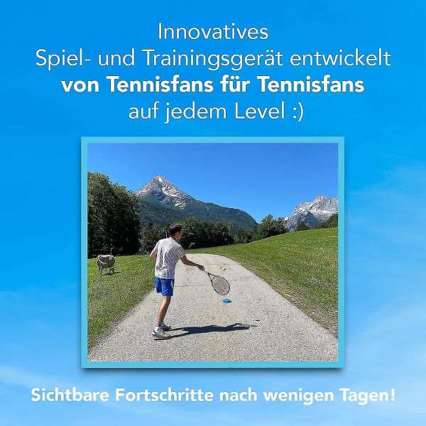 Tennistrener, Tennisballholder Med Tau For Solo Trening