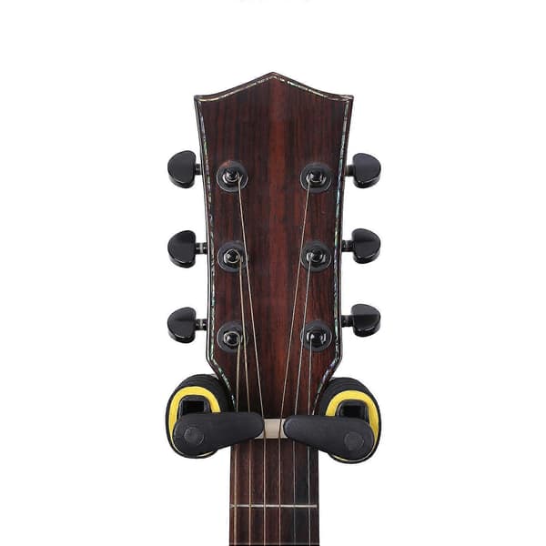 Väggmonterat Gitarrhängare Automatiskt Låsande Gitarrställ Väggfäste Krok Hållare för Akustisk Gitarr Ukulele Tillbehör