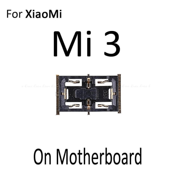 2 stk indre Nfc batterikoblingsklips kontakt reparasjonsdeler for Xiaomi Mi 4c 4i Mix 2s Max Note 2 Redmi 3 Pro 3s 3x 4a Note 3