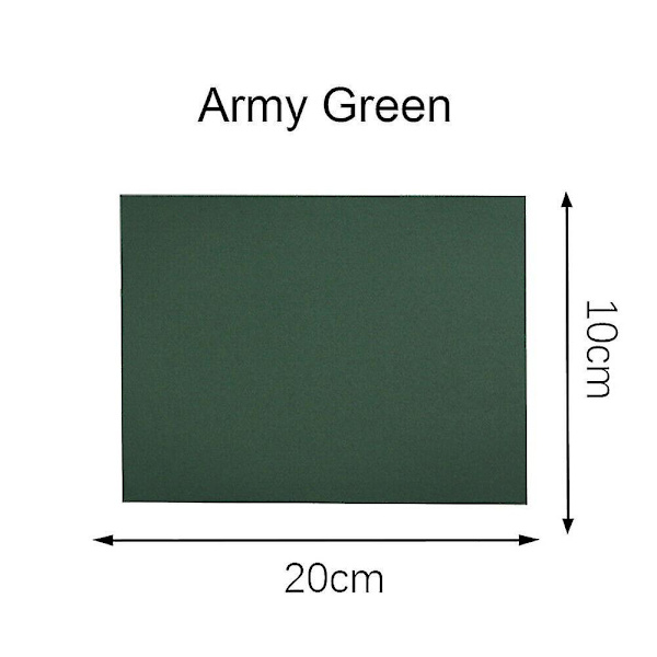 13 Färger Självhäftande Reparationssats Fix Hål Dunjacka Kläder Tvättbara Patchar ArmyGreen