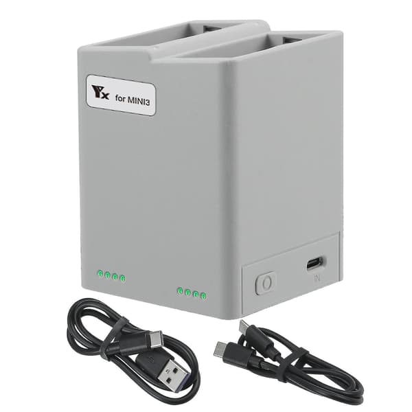 Dji Mini 3 Pro To-vejs Opladnings Butler Til Dji Mini 3 Pro Oplader Tilbehør Qy