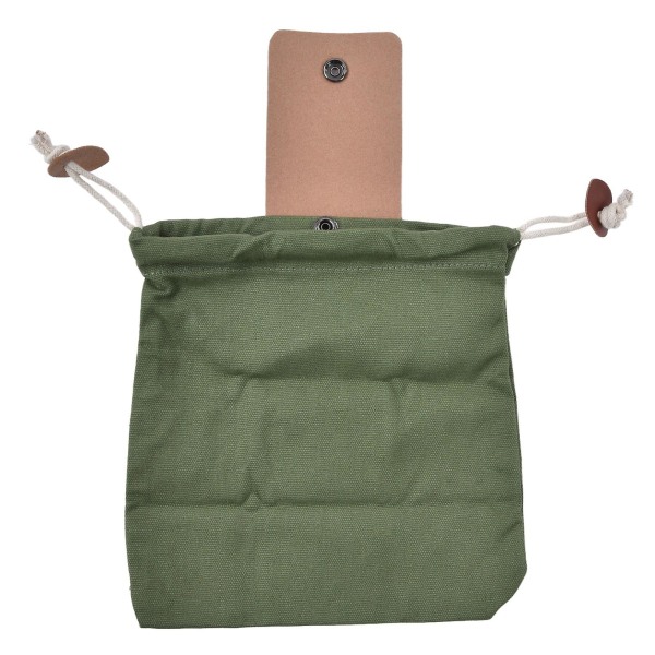 Foderpose Sammenklappelig Pu-læderlærreds-svampe-foderpose til vandreture Camping Jagt