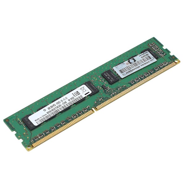 4GB 2Rx8 PC3-10600E 1.5V DDR3 1333MHz ECC Hukommelse RAM Ubuffret til Server Workstation (4G)