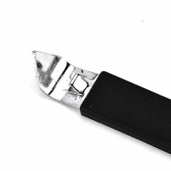 Xinxu magnetiske flaskeåbnere, dåseåbner, lille flaskeåbner i rustfrit stål med magnet (3 stk., sort)