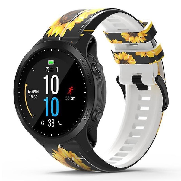 Garmin Forerunner 965/955/945/935 -kellohihna, painettu kuvio, vaihdettava ranneke - tyyli D Style D