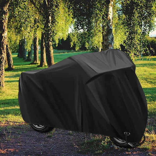 Utendørs motorsykkeltrekk, vanntett motorsykkeltrekk, 190T Oxford motorsykkeltrekk med nøkkelhull, beskyttelse mot støv snø regn vind UV motorsykkel C