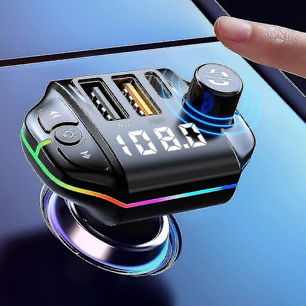 Auton Bluetooth-yhteensopiva 5.0 Langaton Mp3-soitin Handsfree A