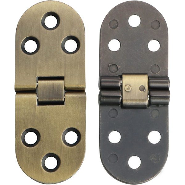 Folding Bordhengsler Folding Connector Rustfritt Stål Møbelbeslag 180 Graders Folding, 2,5 mm Tykk, Antikk Bronse Finish Rustfritt Stål, 4 stk