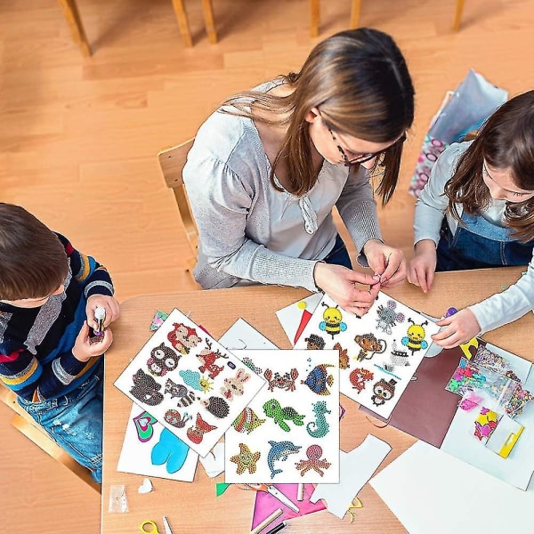 5d Diamant Maleri Sæt, 29 Stykker Diamant Maleri Kits Til Børn Diy Dyr