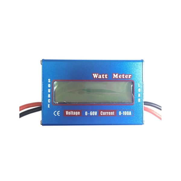Digital Display Batteri Strøm Analyzer Watt Meter 60v 100a Checker