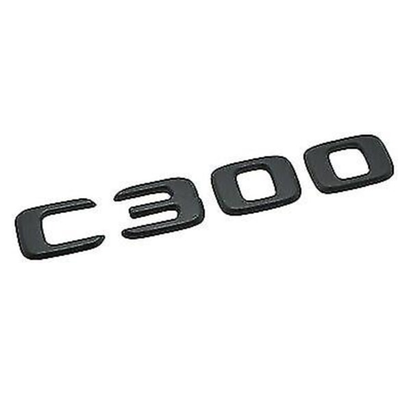 Mattamusta C300 Auton kirjainnumero Takana tavaratilan tavaramerkki Embl