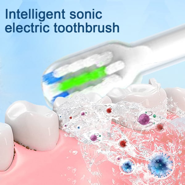 Elektrisk tandbørste Genopladelig elektrisk tandbørste, 1 enhed style 1