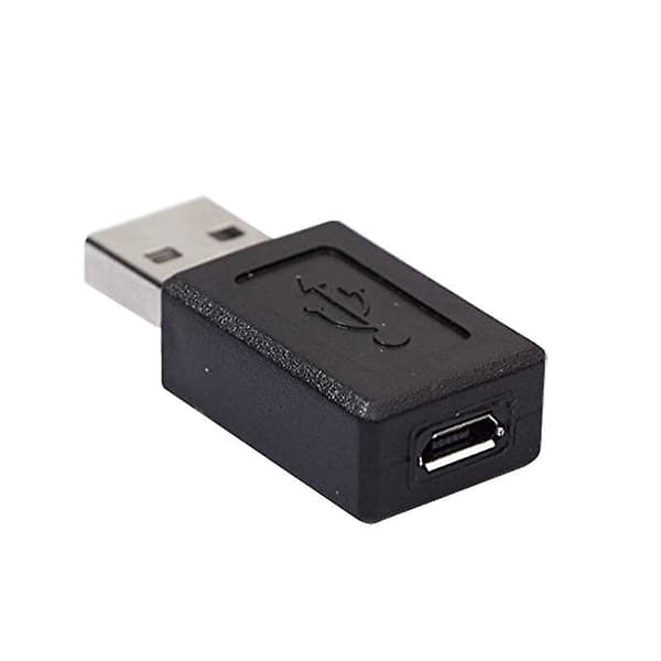 Micro USB Type B Hunn til USB Type A Hann Konverter Adapter Plugg