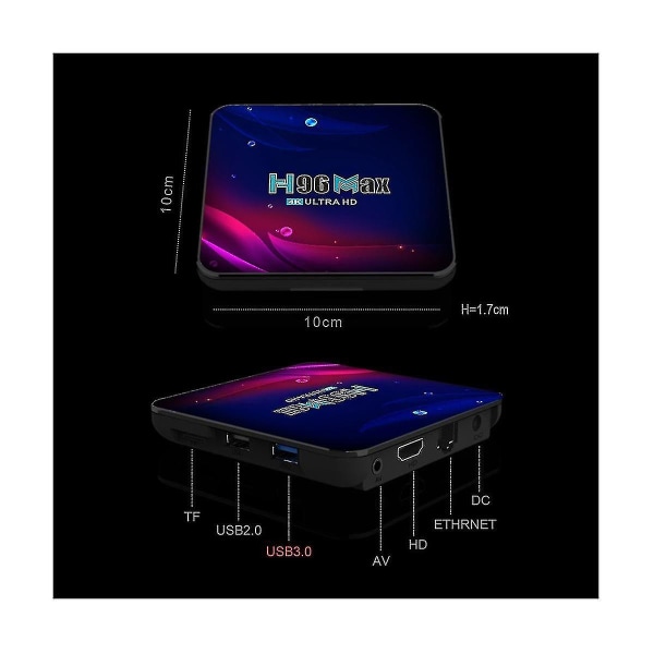 Android 11 Smart Tv Box 4k Hd Smart 5g Wifi Bluetooth Receiver Media Player Hdr Usb3.0 Tv Box Eu P