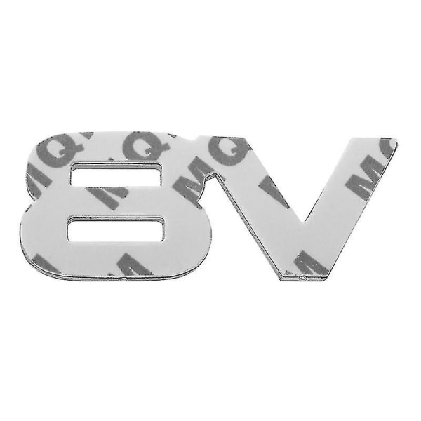 75x35mm Auto Bil V8 Dekaler 3D Krom Sticker Emblem