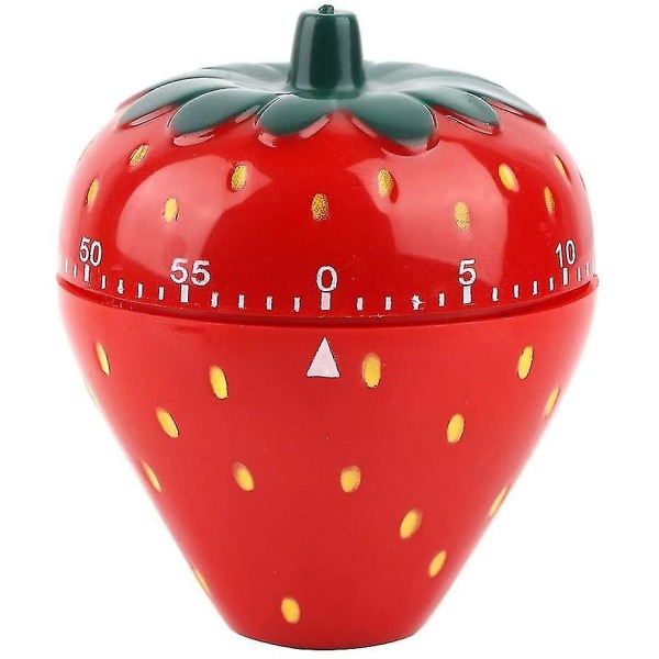 Strawberry Shape Kitchen Timer 60 Minute Kitchen Timer Mekanisk tidspåminnelse